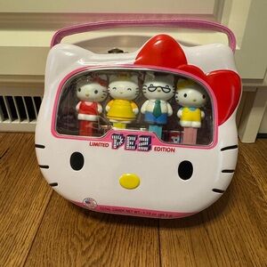 Limited Edition 40th Anniversary Hello Kitty Pez Family Tin